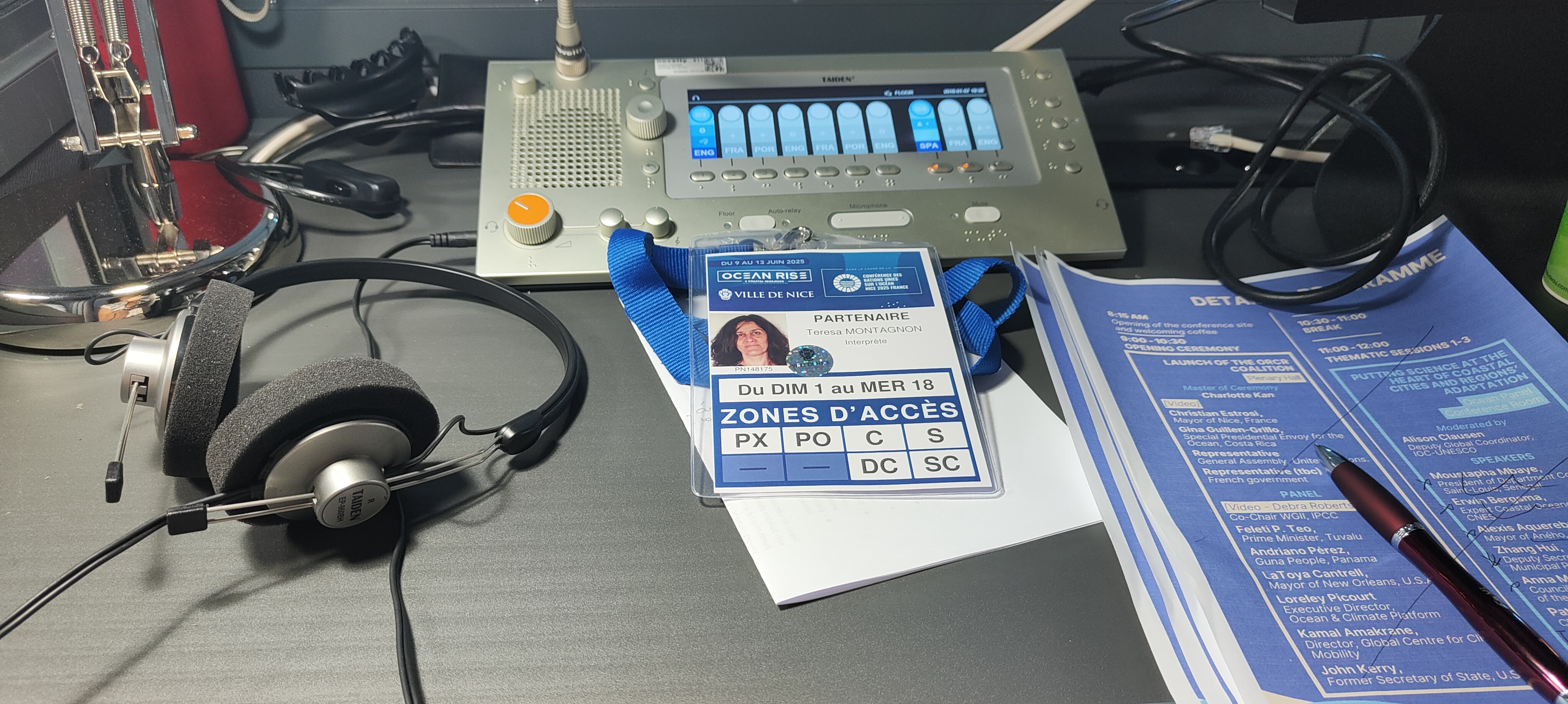 interprète de conférence espagnol